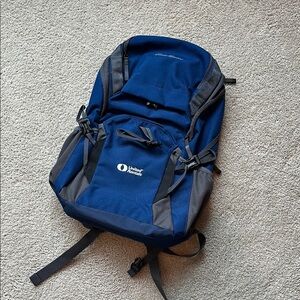Blue and Gray Backpack